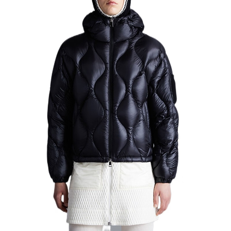 moncler/蒙口2022秋冬新款女裝anthon抽繩連帽長袖拉鍊保暖羽絨服