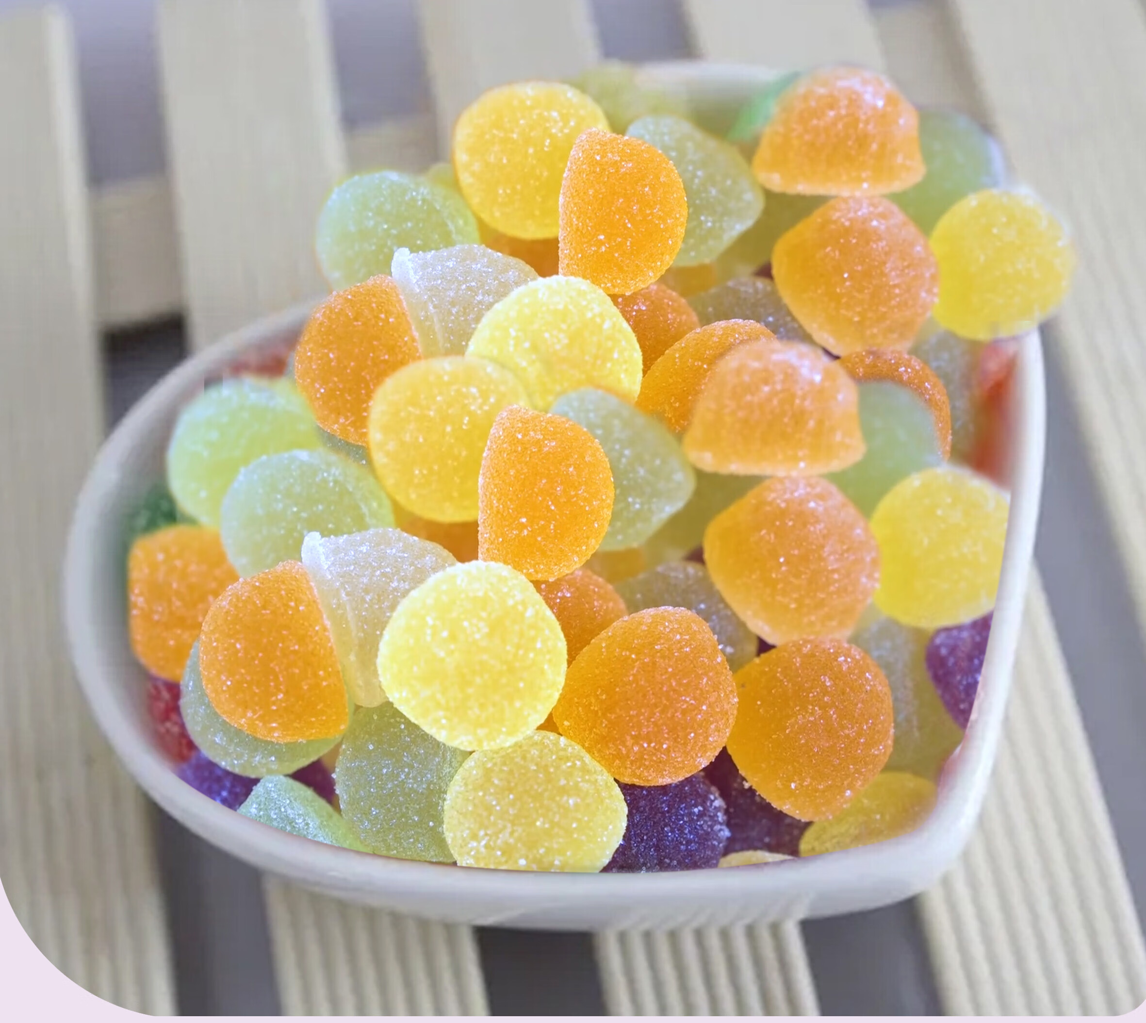 神户制果rocoya日本进口葡萄柑橘柠檬水果味果汁软糖休闲零食 柑橘味*