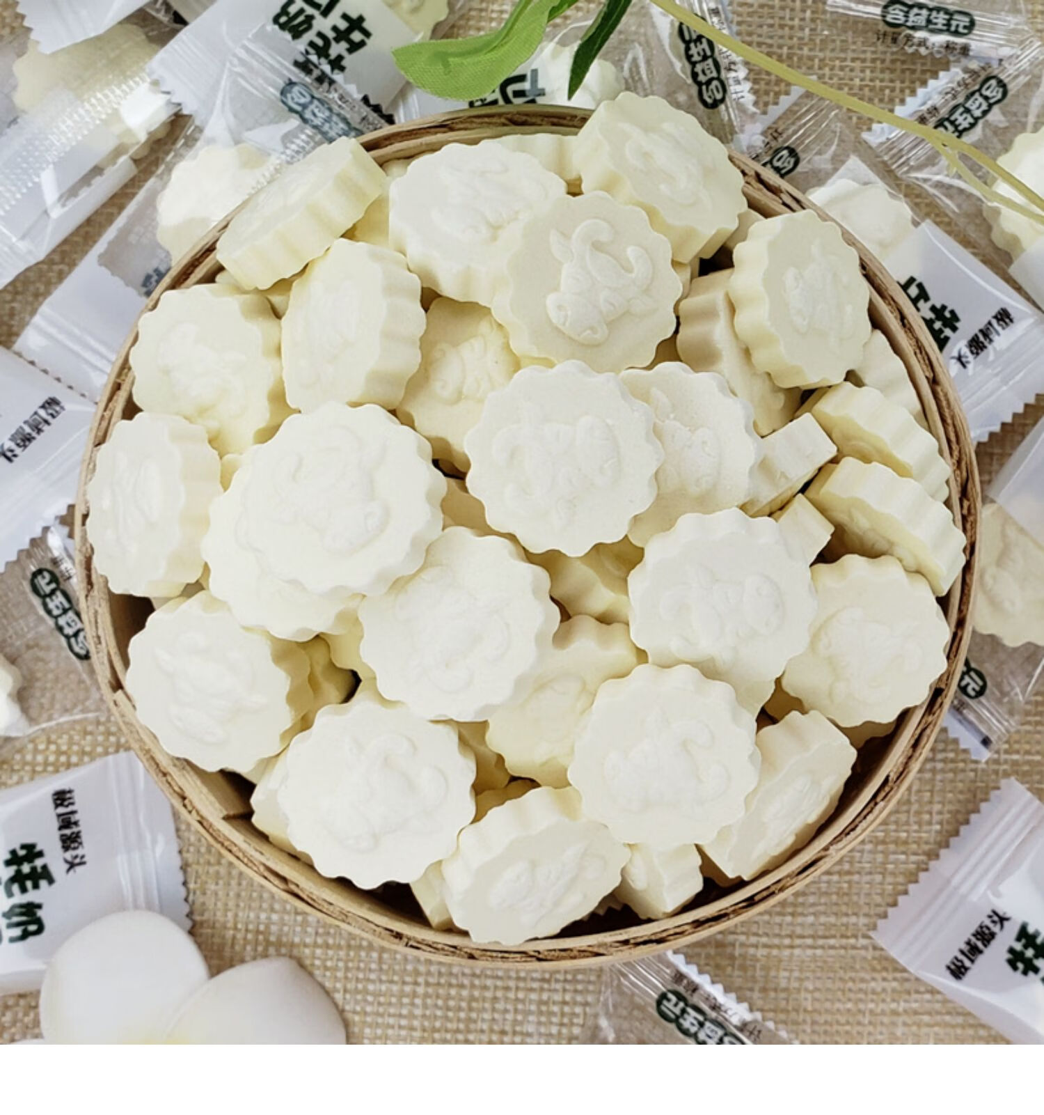 高原源头牦牛奶贝含乳益生元独立包装儿童高钙干吃高钙奶片奶贝250克2