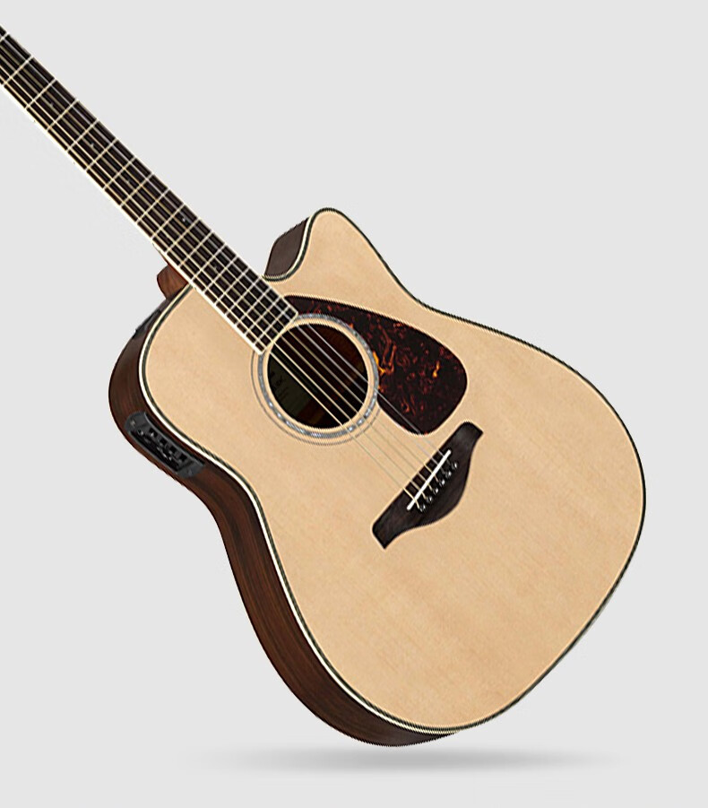 雅马哈yamahafg830吉他民谣fgx830c电箱琴单板面单fgx830c电箱款黑色