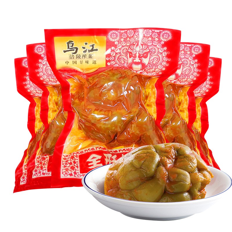 年货乌江榨菜全形榨菜头下饭菜咸菜整个菜头青菜头 300g*5袋 0g*5袋