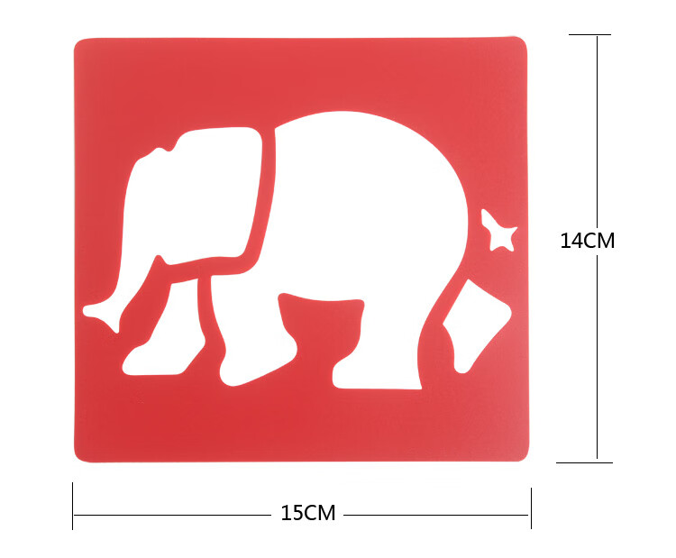 兒童鏤空塑料畫畫模板卡通動物塗鴉繪畫工具聖誕填色描畫拓印畫板模板
