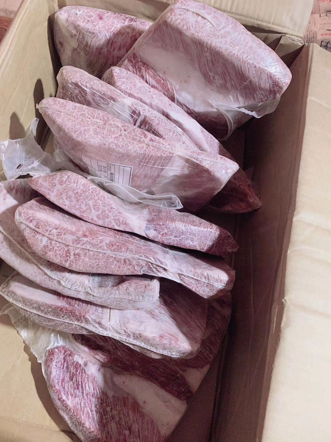 澳洲m12霜降雪花和牛眼肉盖牛排500g包顺丰空运送调料橙伯乐m12和牛