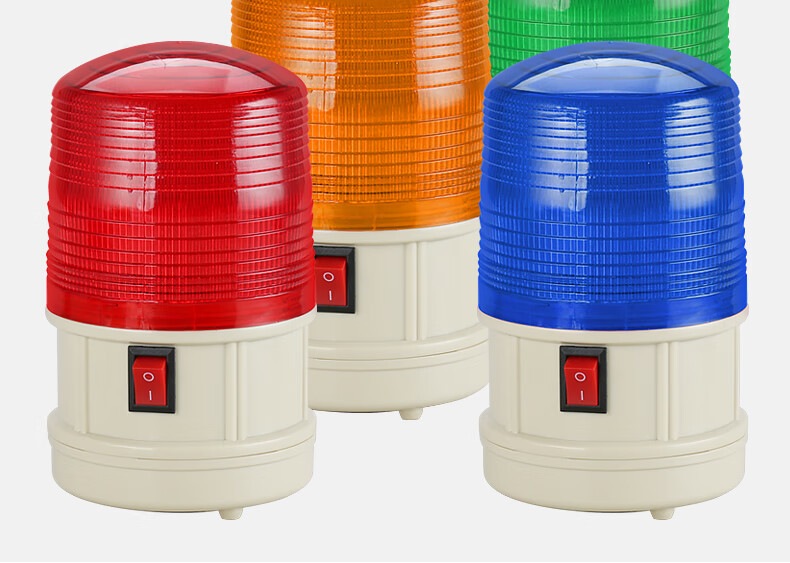 仟特ltd-5088磁吸干电池警示灯 led频闪有声安全警示闪烁灯声光报警器