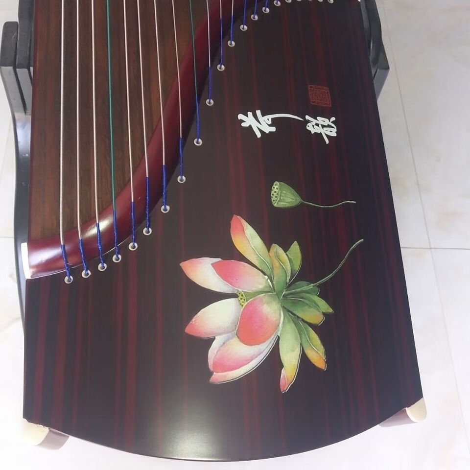 京弗古筝初学入门125儿童成人新手桐木21弦小孩便携式迷你小古筝 125