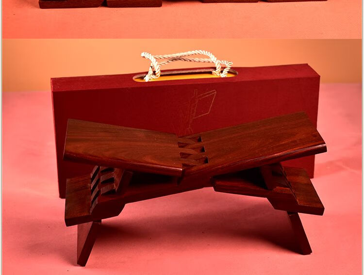 若昼 鲁班凳 瞎掰凳实木 整木无拼接手工鲁班枕鲁班凳瞎掰凳折叠凳