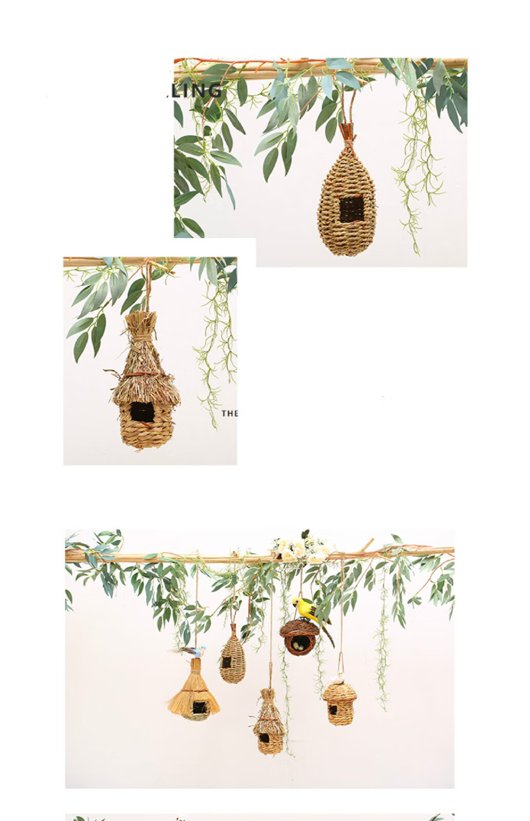 战悦抖音同款60幼儿园空中吊饰环创微景观环境布置材料挂件装饰森系