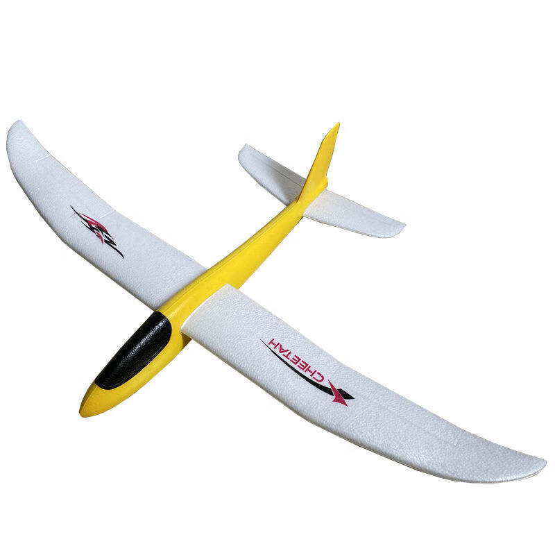 加厚款儿童环保手抛鲨鱼飞机模型泡沫飞机滑翔机耐摔耐磨玩具 86cm