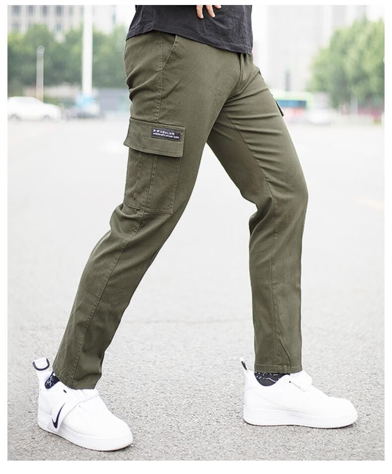 工装裤工作服裤子男休闲耐磨宽松透气劳保迷彩裤军旅风纯棉汽修企业工