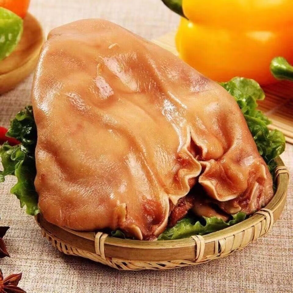 猪耳朵新鲜冷冻带根猪耳朵生猪耳朵毛重20斤每箱苏浙沪皖江苏安徽上海