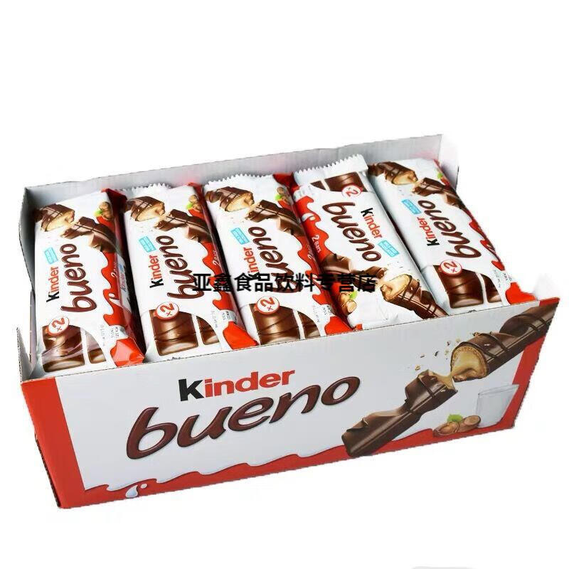 kinder健达巧克力 缤纷乐t2巧克力儿童条棒 缤纷乐黑巧*6袋【图片