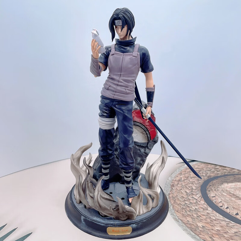 手办鸣人仙人六道带土九尾 二次元动漫模型送男生生日礼物 暗部卡卡西