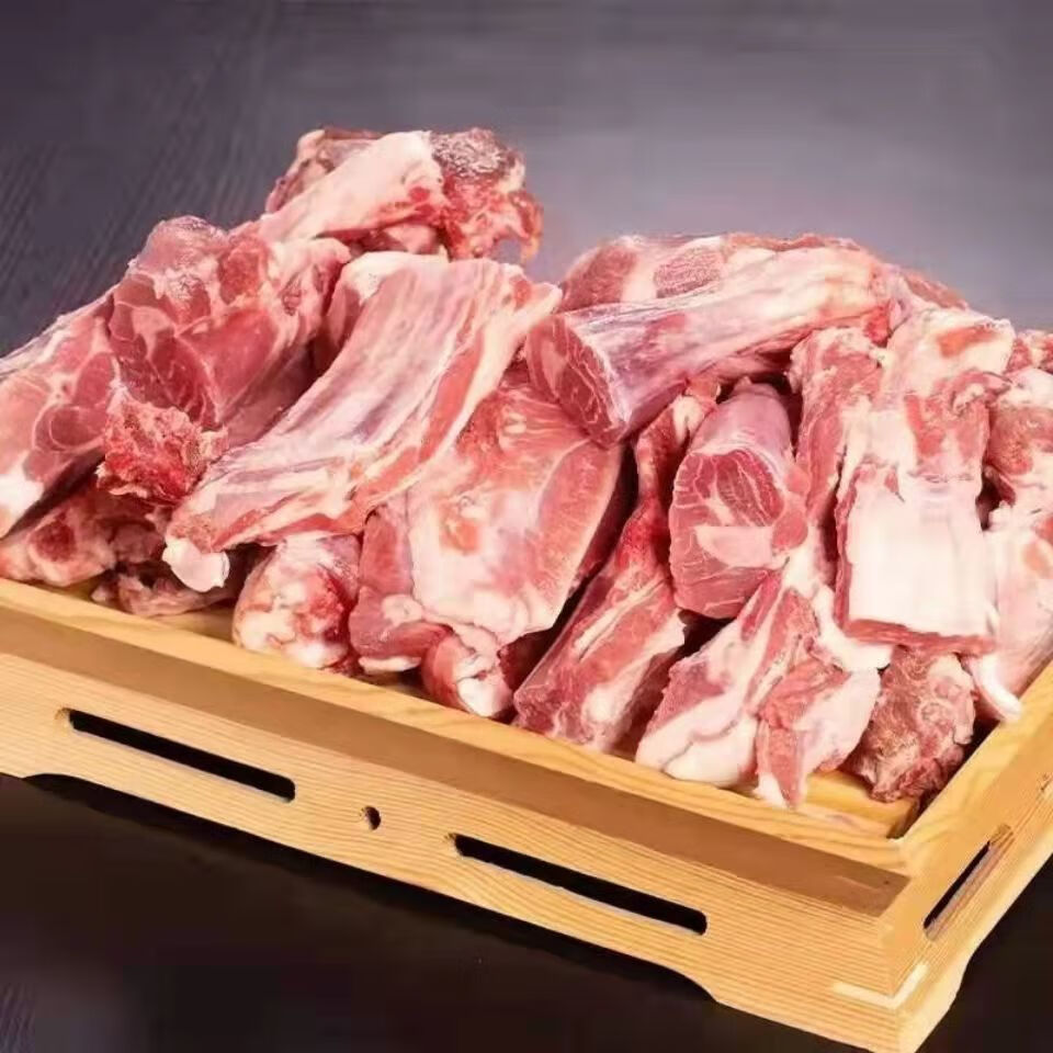 带骨全羊切块羊排羊角排山羊羔羊羊排羊肉2斤全羊切块