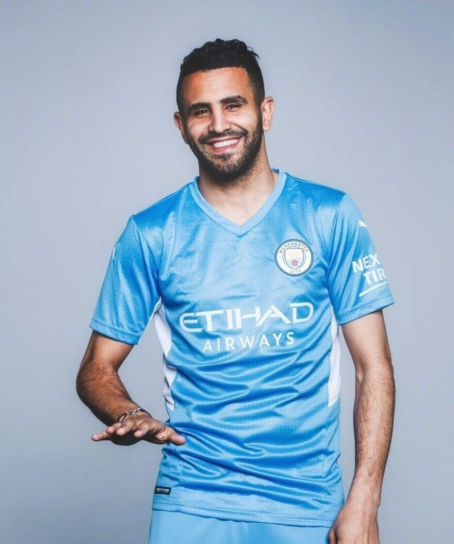 曼城球衣21-22赛季斯特林7号足球上衣德布劳内17号队服套装可定制 二