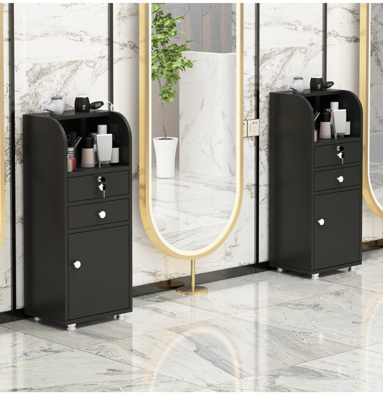 理发店工具柜美容美发店专用工具台发廊剪发柜子抽屉式储物柜斗柜 网