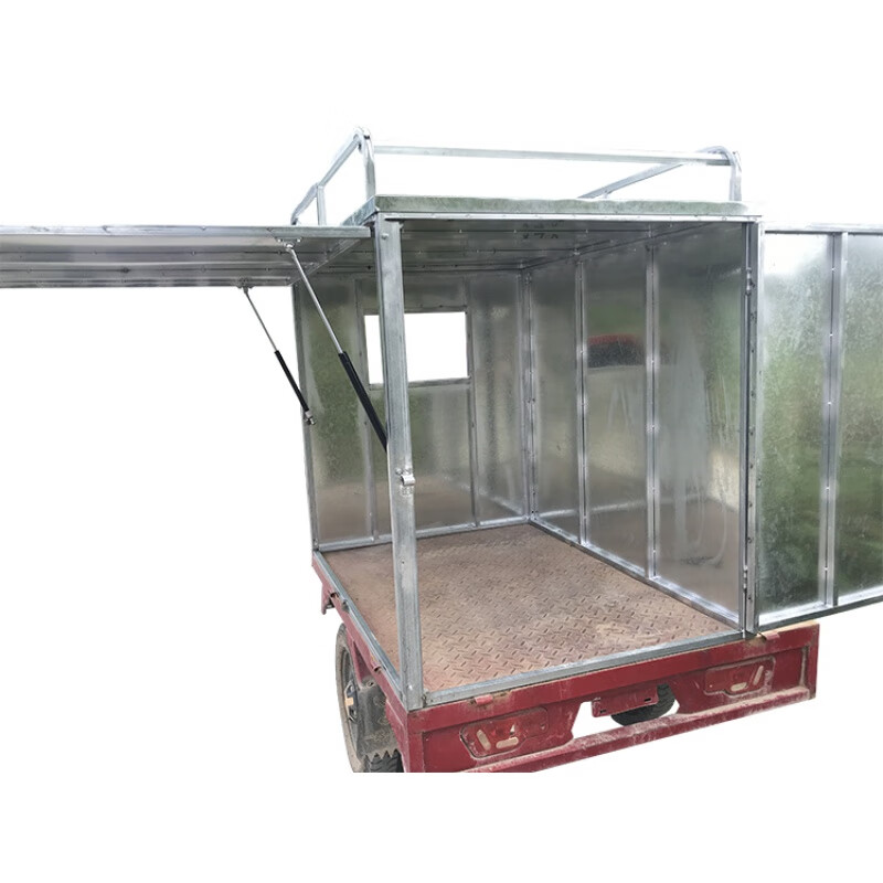 适用于适用于电动三轮车快递车厢货箱定制电动三轮车摆摊车厢镀锌板