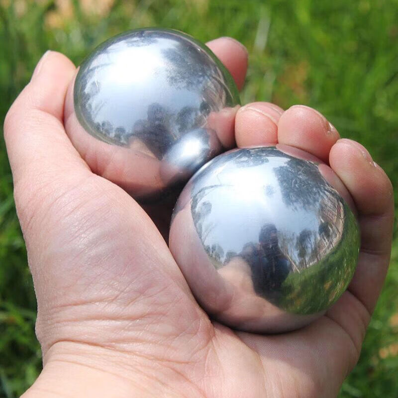 健身球手球中老年手玩球保健球保定铁球手指转球尺寸50桃三先生1个装