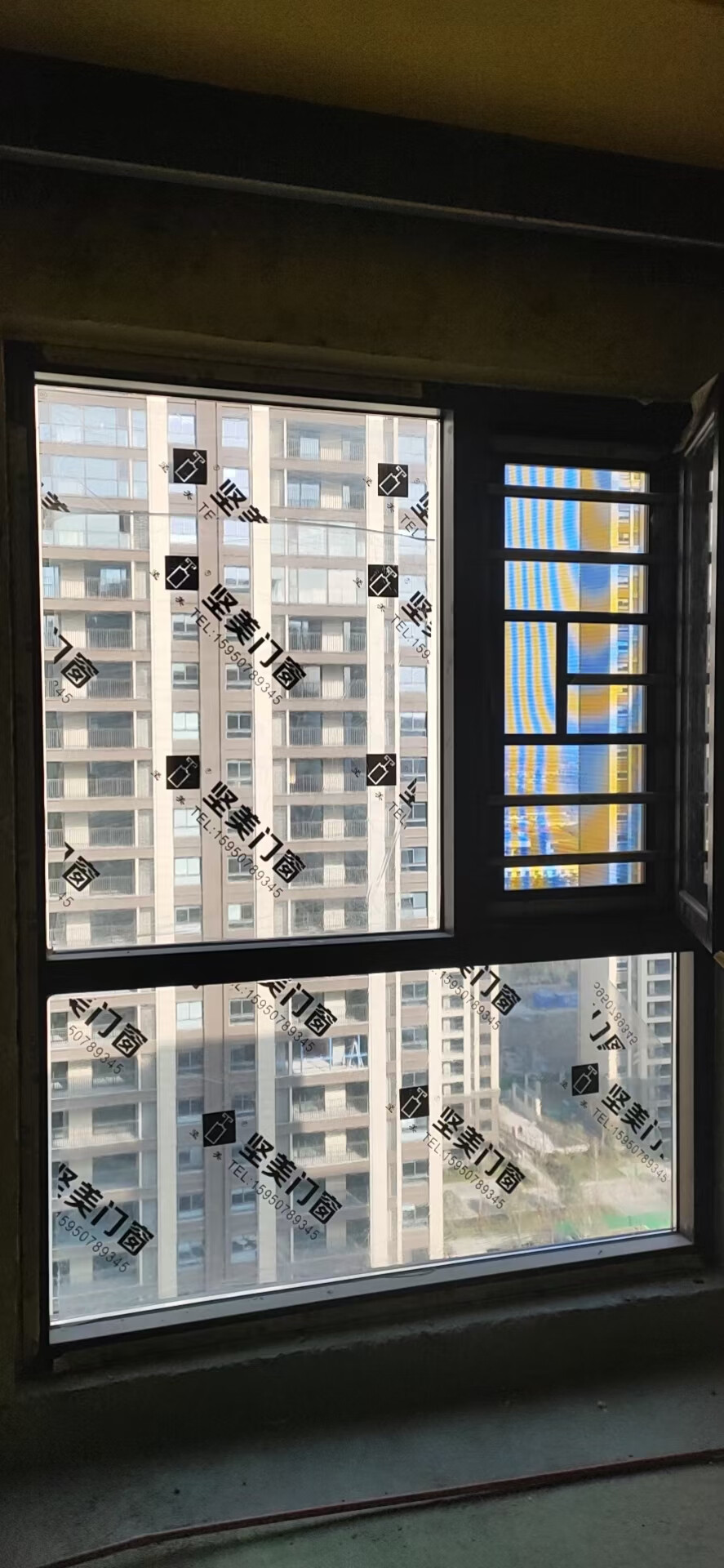 窗户保护膜 装修玻璃窗户保护膜门窗防护膜透明pe家具防尘膜定制印字