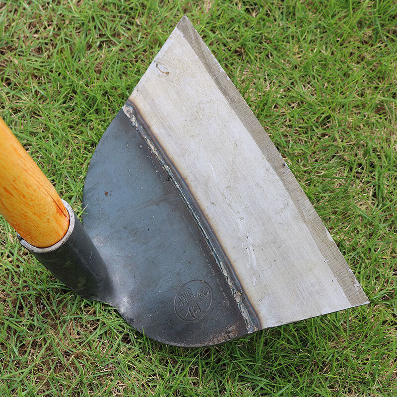 新款农用长柄锄草除草大锄头农具种菜全钢加厚农具户外挖土种菜 锰钢