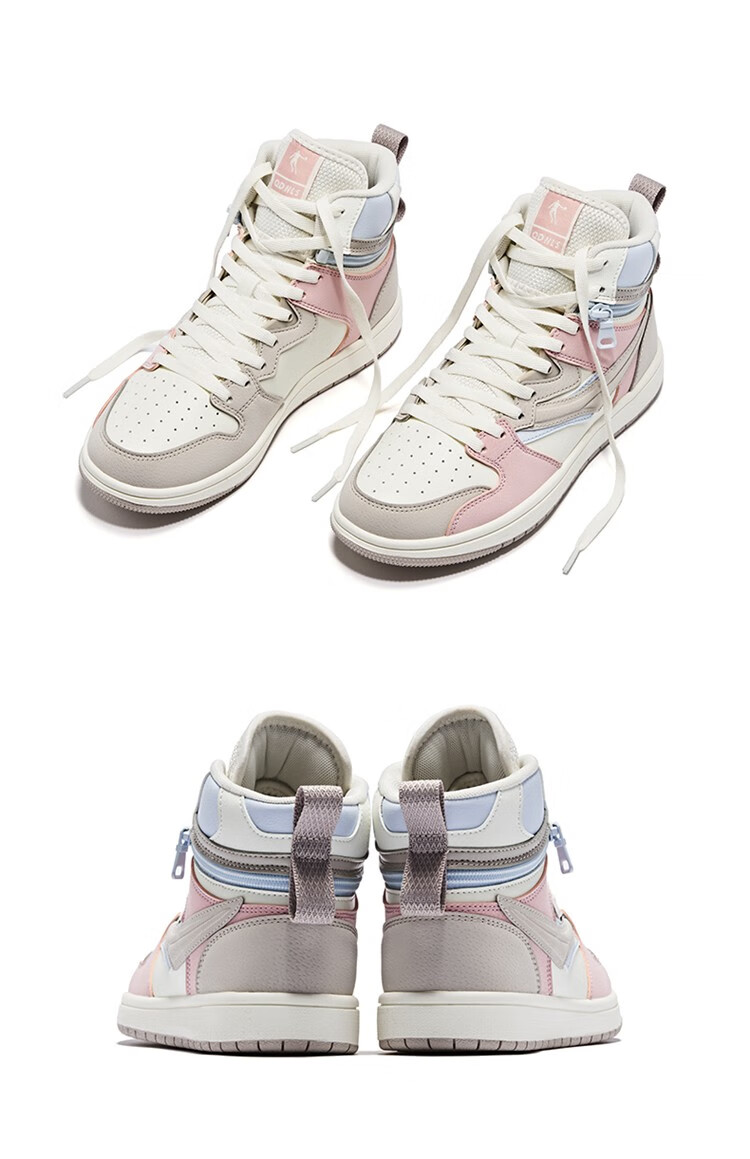 乔丹板鞋女2021秋冬新款高帮休闲运动鞋韩版潮流情侣款滑板鞋女鞋乔丹