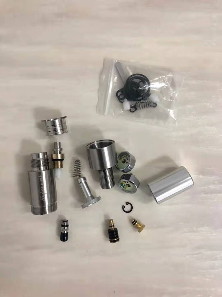 超美恒压阀一体双表标准气室高压气瓶30mpa全自动非直喷阀门60单孔外8