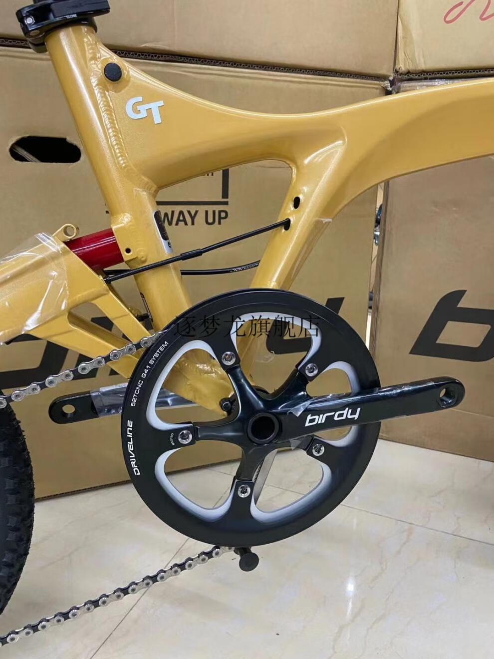 进口】birdy鸟车德国鸟车代理 birdy gt 越野款10速碟刹折叠自行车