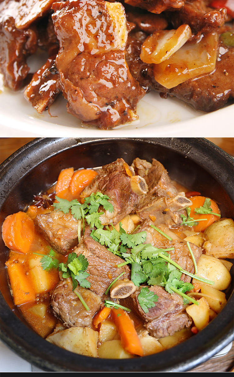 小战斧牛排骨多肉大块牛排骨炖汤食材牛骨头4斤小战斧大块多肉牛排骨