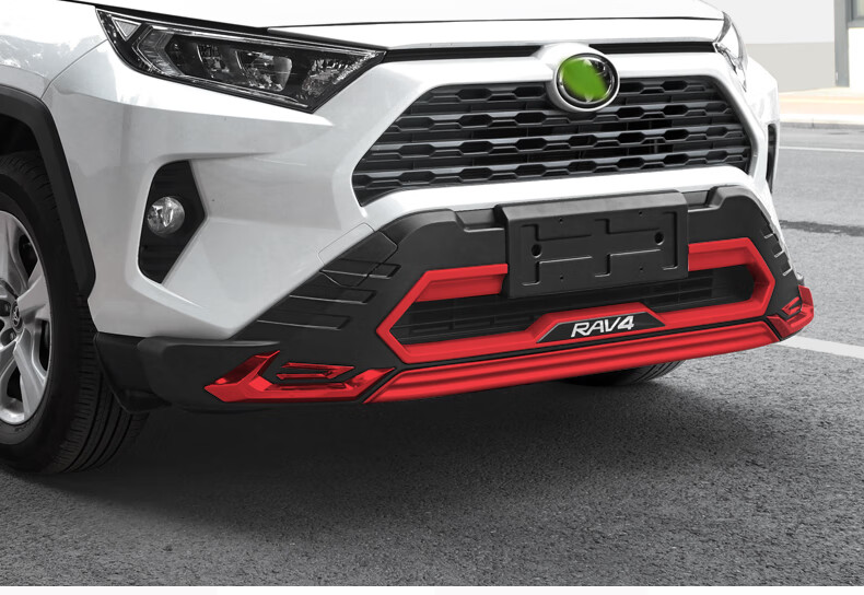 2022款*适用于丰田rav4荣放威兰达险杠前脸后包围防撞rv4前护杠改装饰