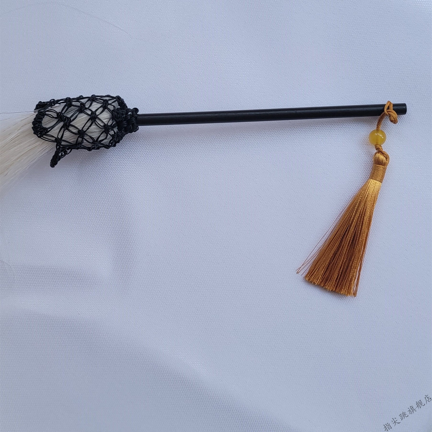 慧时代(huishidai) 高品质檀木马尾拂尘法器道教神像佛像配件太上老君