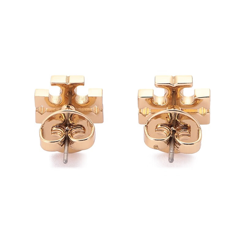 托里·伯奇 tory burch tb耳钉 女士黄铜双t logo耳钉耳饰 11165504