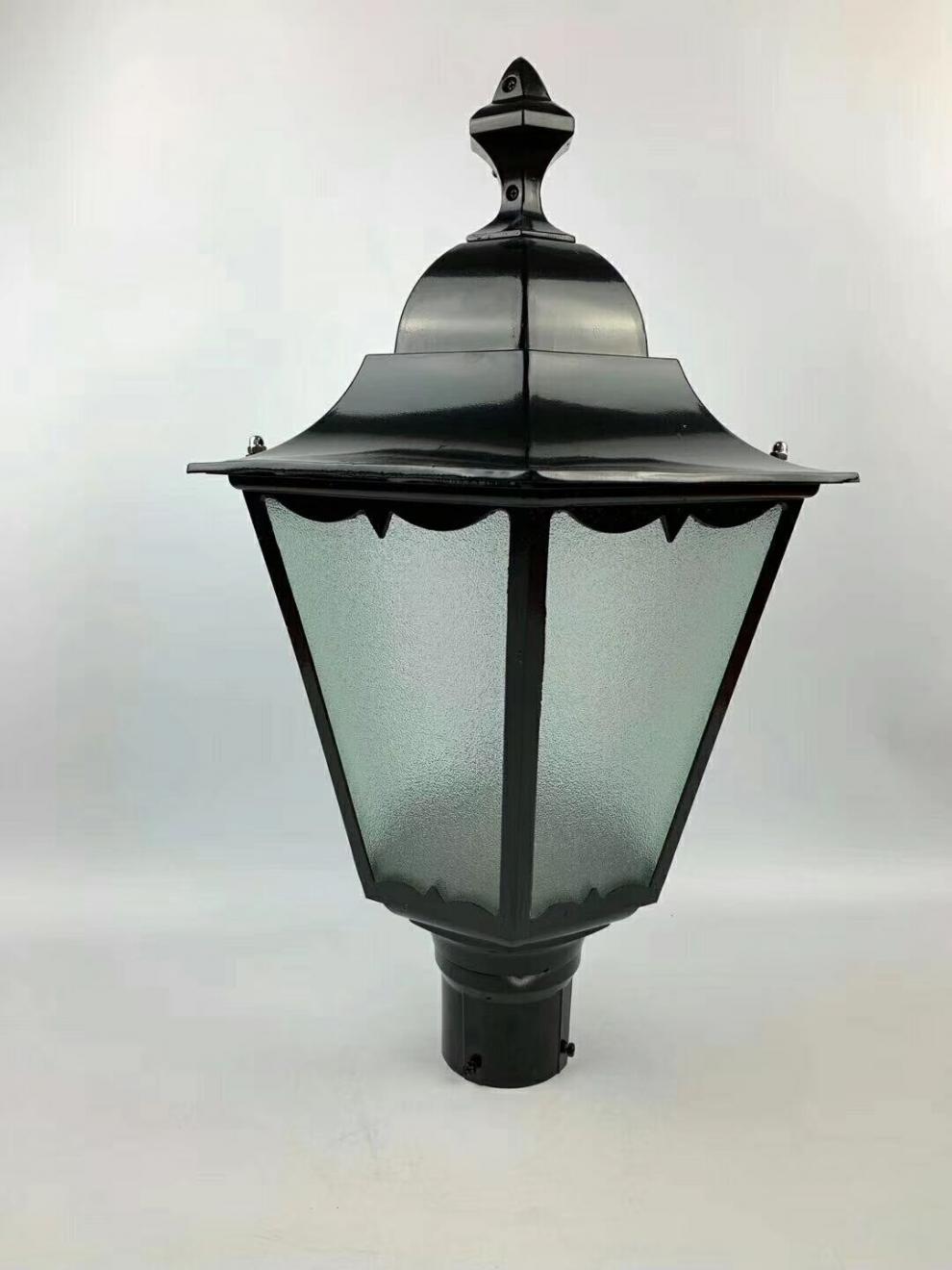 3米庭院灯灯头户外草坪高杆路灯罩公园广场景观灯小区水路灯罩2款式