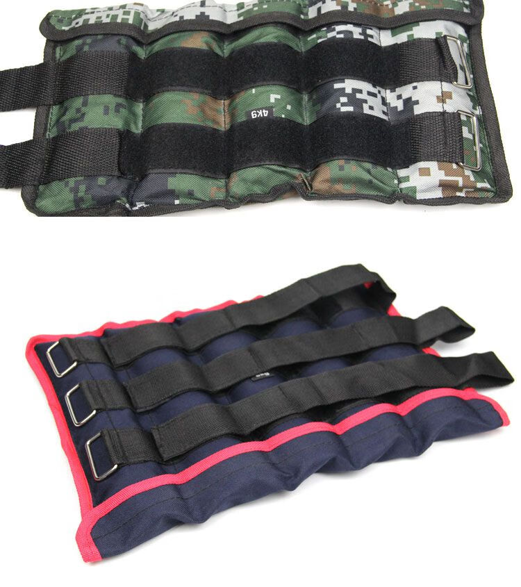 沙袋绑腿负重沙袋绑腿跑步训练运动健身装备可调男女学生儿童绑手沙包