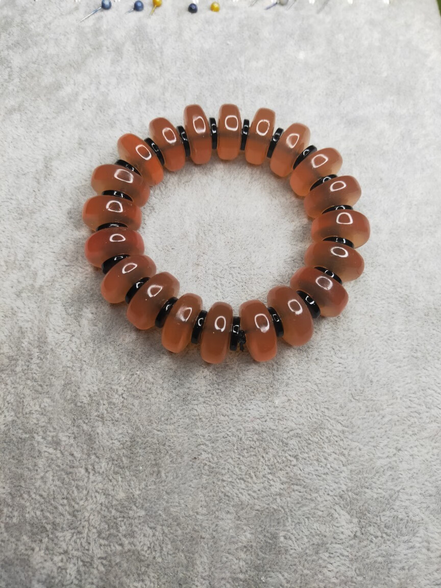 手工制作青鱼石手串 手持文玩手链佳原创品保真定制 手串20颗珠子