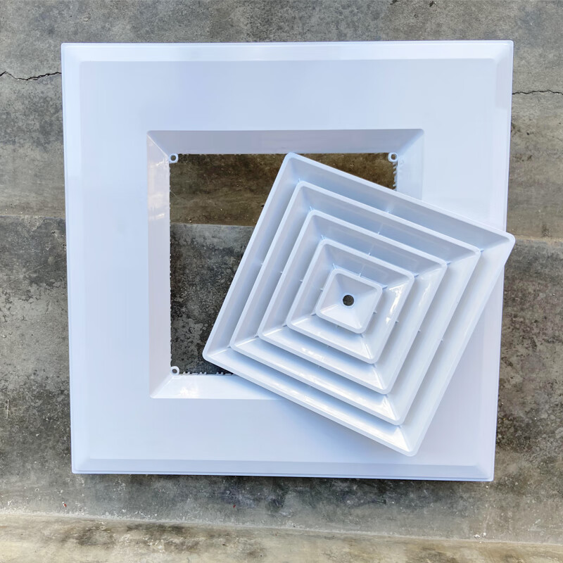 丰崟(fengyin) 8#中央空调出风口集成吊顶散流器铝扣板排风口abs方形