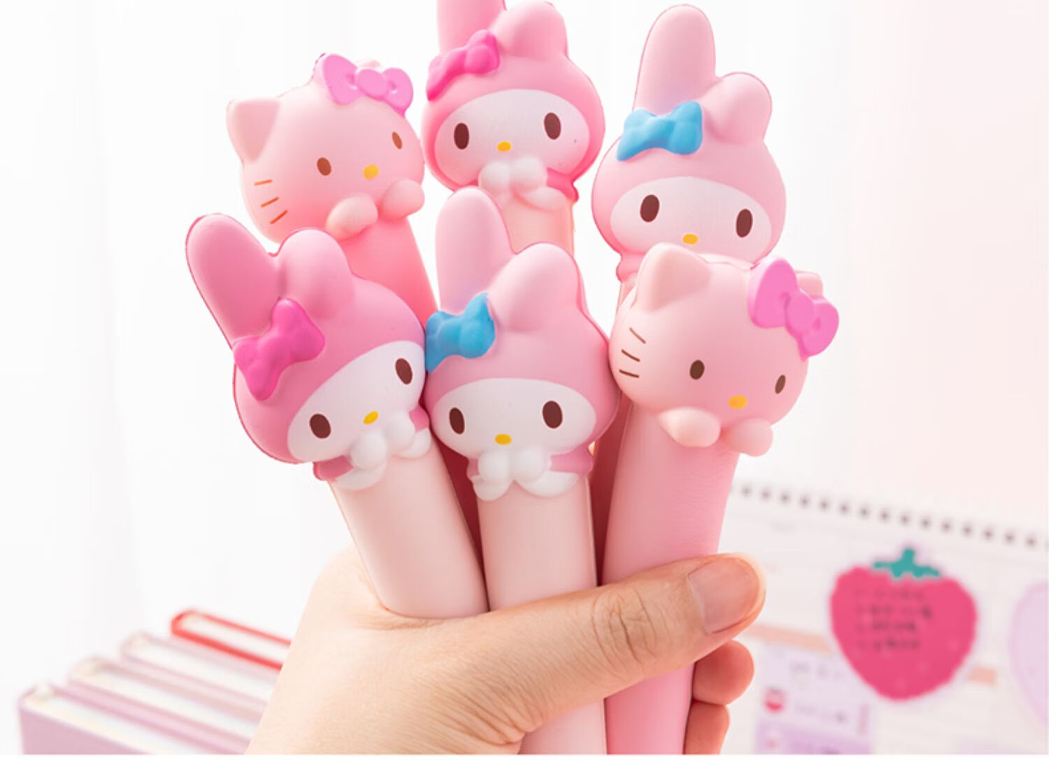 科威顿科威顿美乐蒂减压笔女生可爱少女心中性笔学生发泄捏捏笔网红软