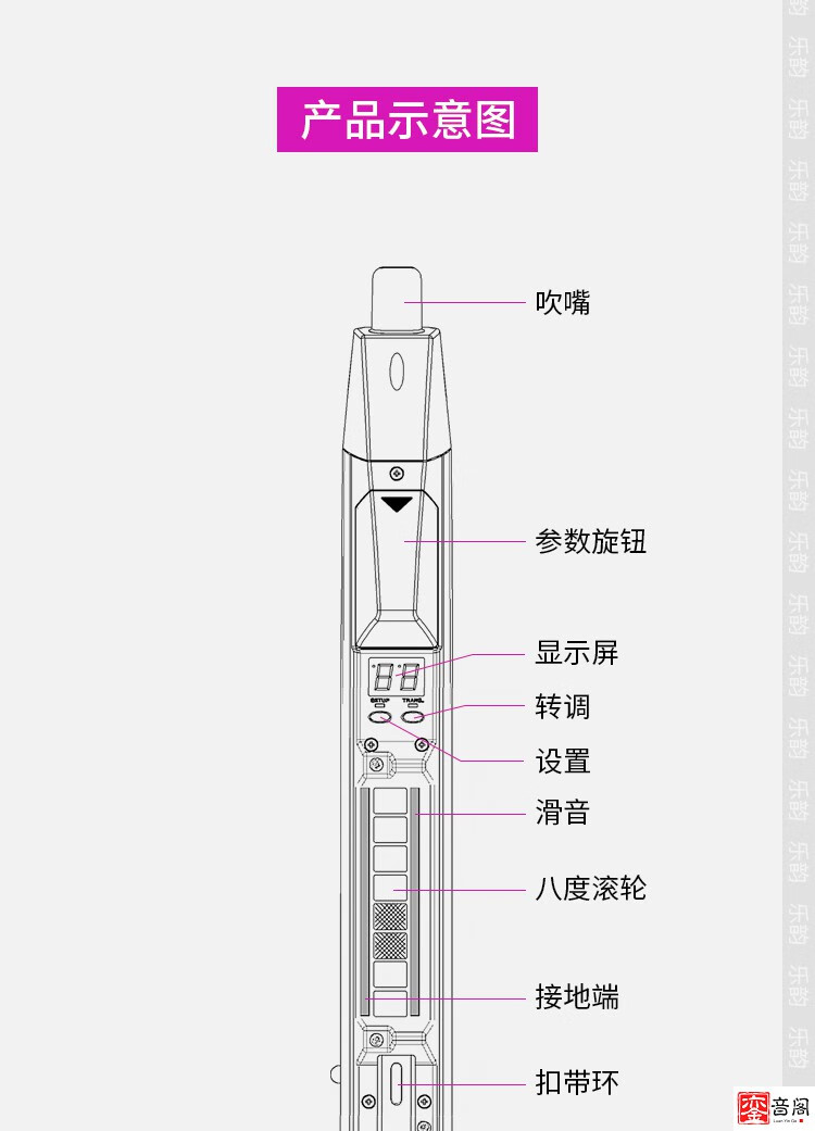 akai雅家4000s电吹管电子乐器ewi4000电子吹管笛子萨克斯全新现货雅家