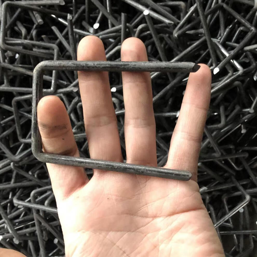 u型钉 u型地钉工程钉工地公路铁路u型钉土工格栏地钉三维网钉u型固