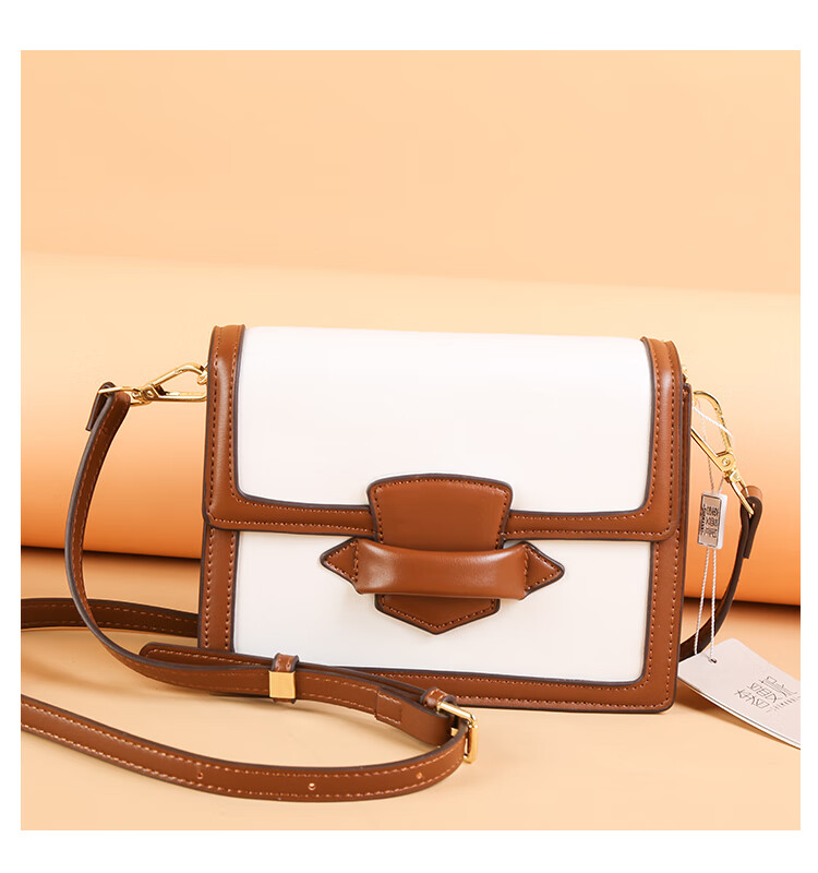 新款奢曼妮女包奢曼妮小众设计包包2022新款潮秋冬撞色女包复古单肩