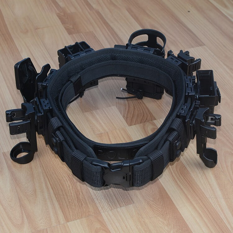 保安腰带 腰带 塑钢快拆战术腰带八件套腰封套装旋转互换快拔套手电袋