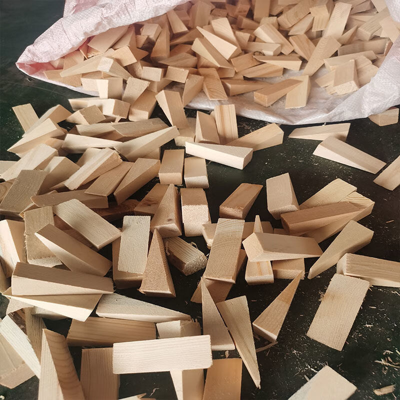 大袋门窗墙板安装木楔子三角木块斜木片木尖木塞门挡轨道垫木填充长5