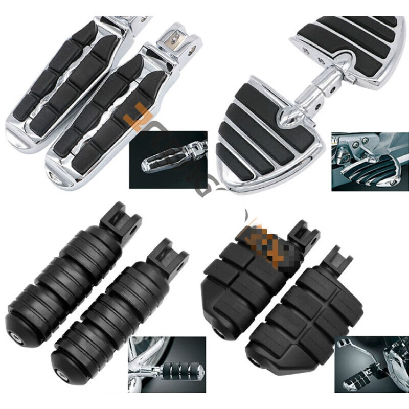 适用于定制摩托车配件适用龙嘉v途250v霸v咖lj250v改装前脚踏板前脚蹬