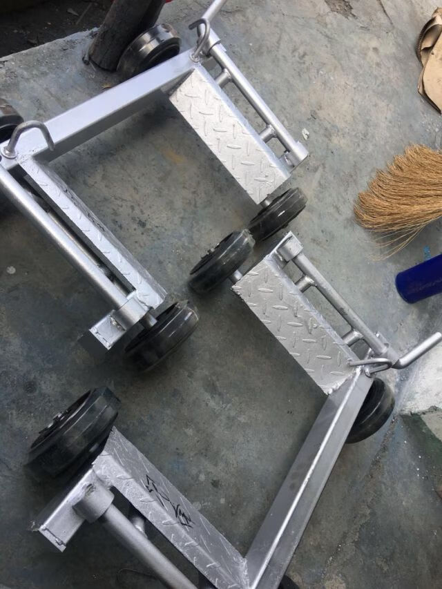 清障车救援车配件小拖车轮子粤海辅助轮托车移车器轿车小拖车小轮sn