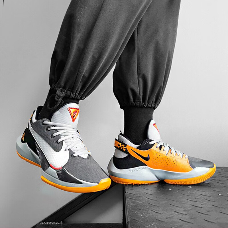 潮耐克nikezoomfreak2字母哥2代橙紫渐变午夜蓝白水泥黑白绿橙男子