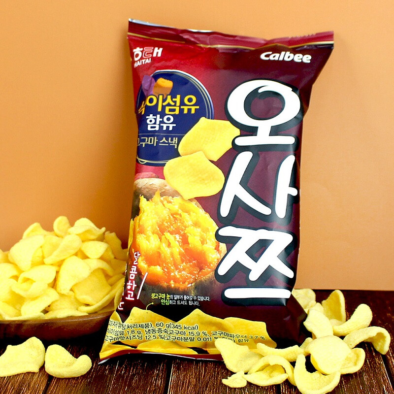 韩国calbee卡乐比海太蜂蜜黄油薯片原味薯片张艺兴同款薯条网红膨化