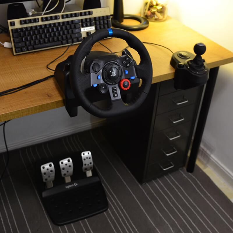 适用罗技g29/g923游戏方向盘电脑学车驾驶模拟器支架ps5地平线5欧