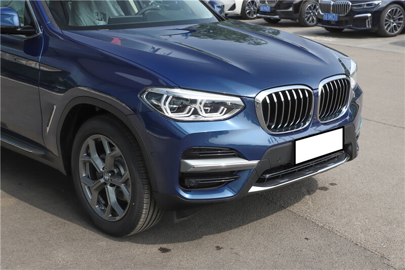 大亦适用于宝马x3前保险杠g08护板护杠25i豪华版镀铬电镀条28装饰亮条