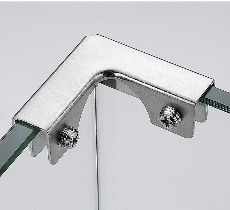 不锈钢无框钢化玻璃边框卡槽条固定u型移门包边框装饰条封边框304钢