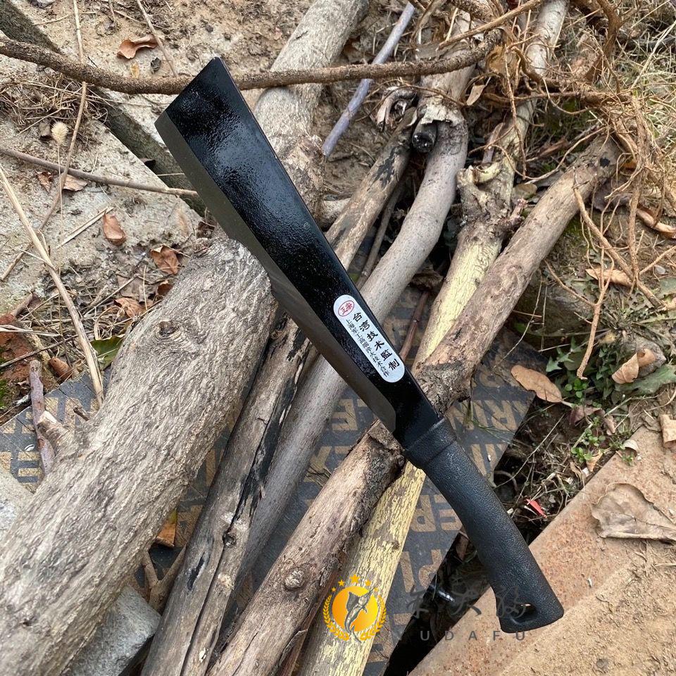 砍柴刀大号1农用工具柴刀户外开路刀树刀锰钢带塑料手柄柴定制 经典版