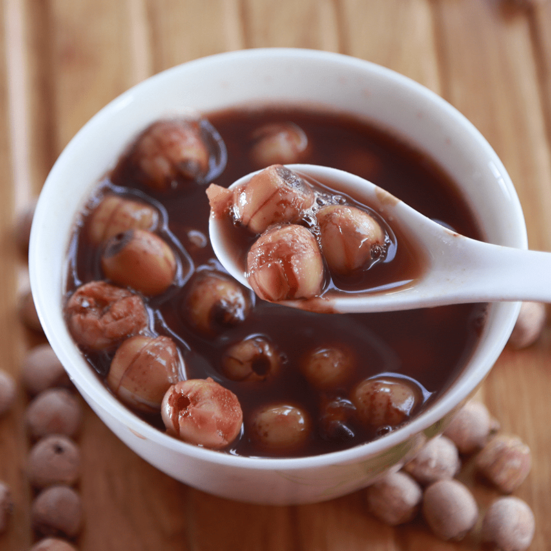 洪湖莲子2021年新莲洪湖红莲子穿芯优级莲子干货500g去芯红皮莲子粉糯