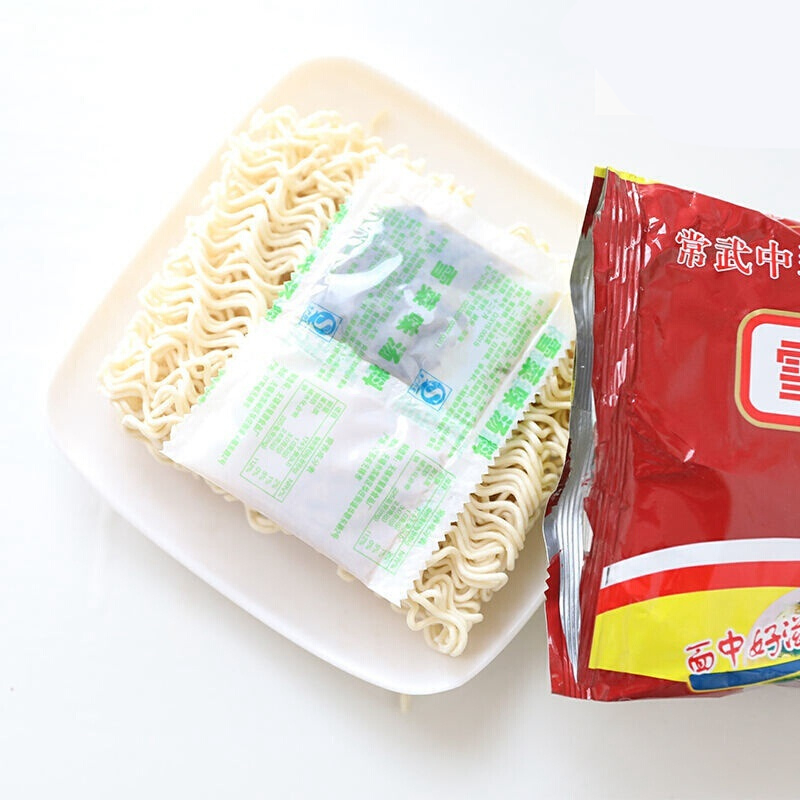 中翠中萃方便面雪菜肉丝面八九后怀旧食80后方便面雪菜面 101g整箱21